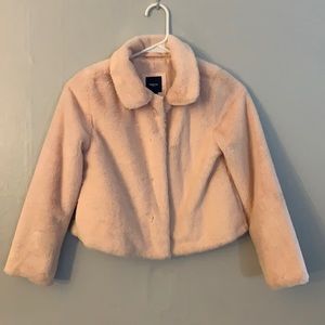 Gap kids pink dress coat